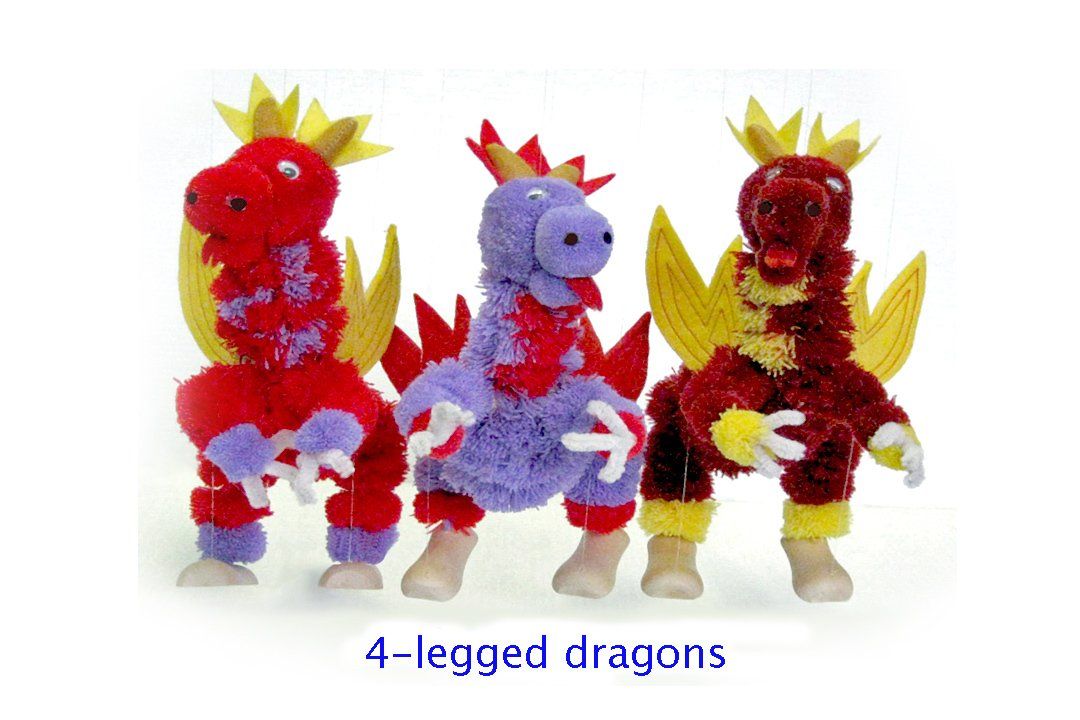 MAR M Dragon 2 LEG ast The Zoo Company Toy Store