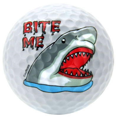 Golf Ball Shark Bite Me CM