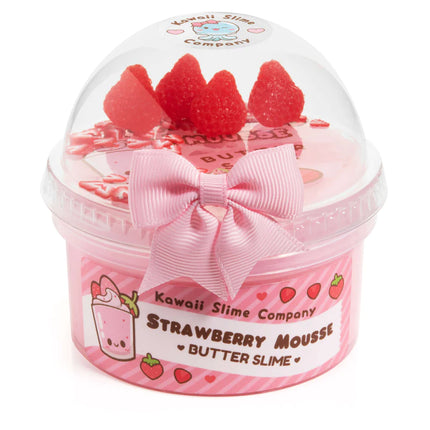 Strawberry Mousse Fluffy Butter Slime