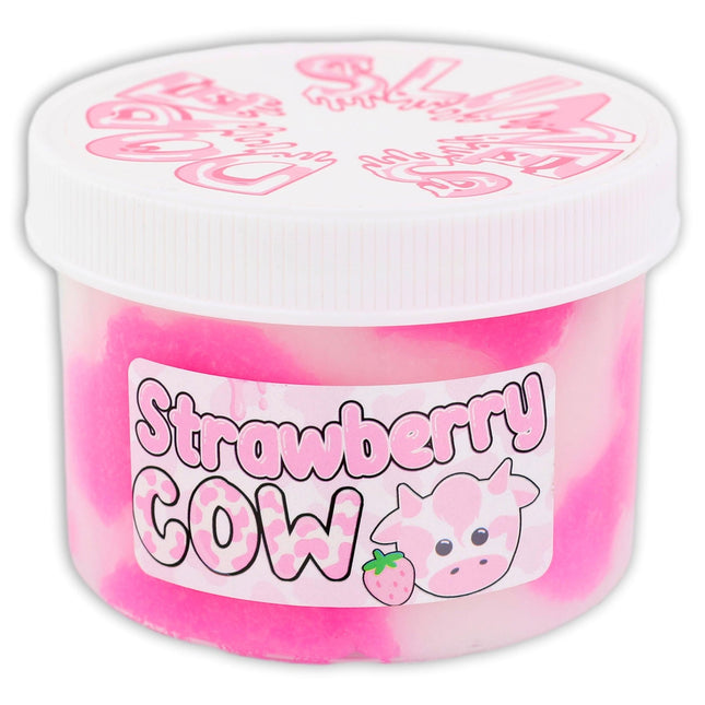 Strawberry Cow Slime 8oz