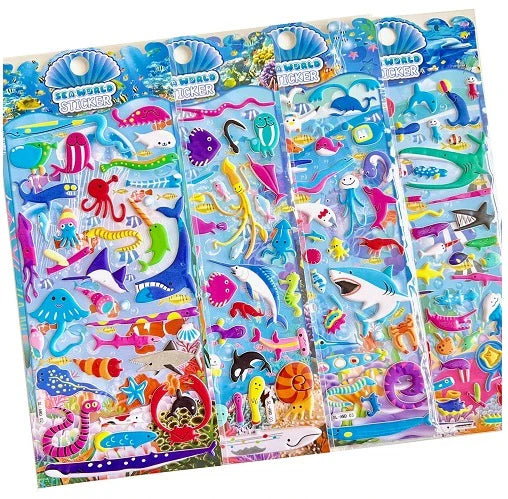 Sticker Sea World 1 Combo Puffy