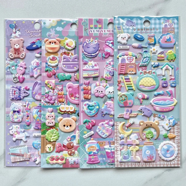 Sticker Dessert Puffy MX