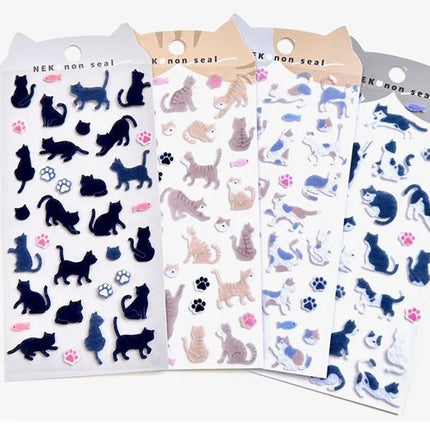 Sticker  Cat Felt