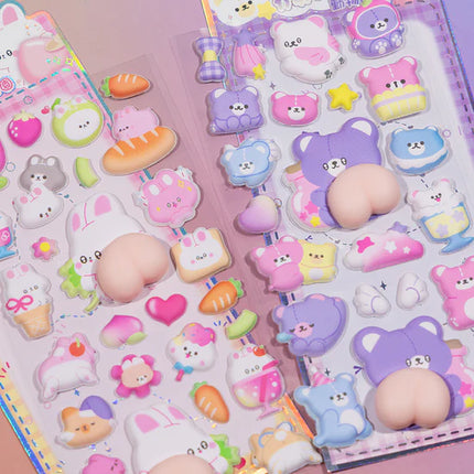 Sticker Animal Squishy Butt