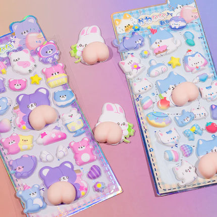 Sticker Animal Squishy Butt