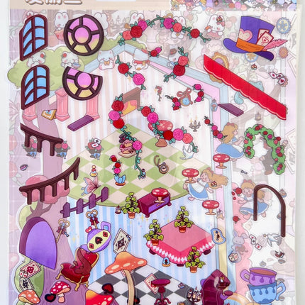 Sticker 3D Diorama Fantasy