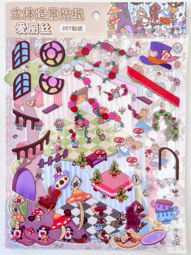 Sticker 3D Diorama Fantasy