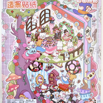 Sticker Alice in Wonderland Fairy Tale