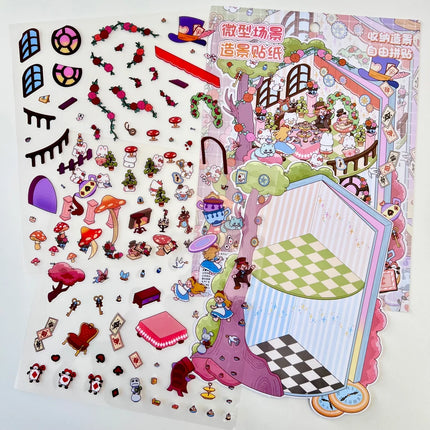 Sticker 3D Diorama Fantasy