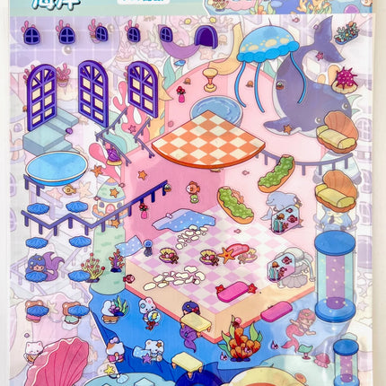 Sticker 3D Diorama Fantasy