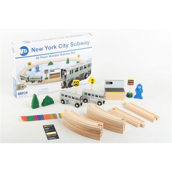 MTA Subway Wooden Track Set