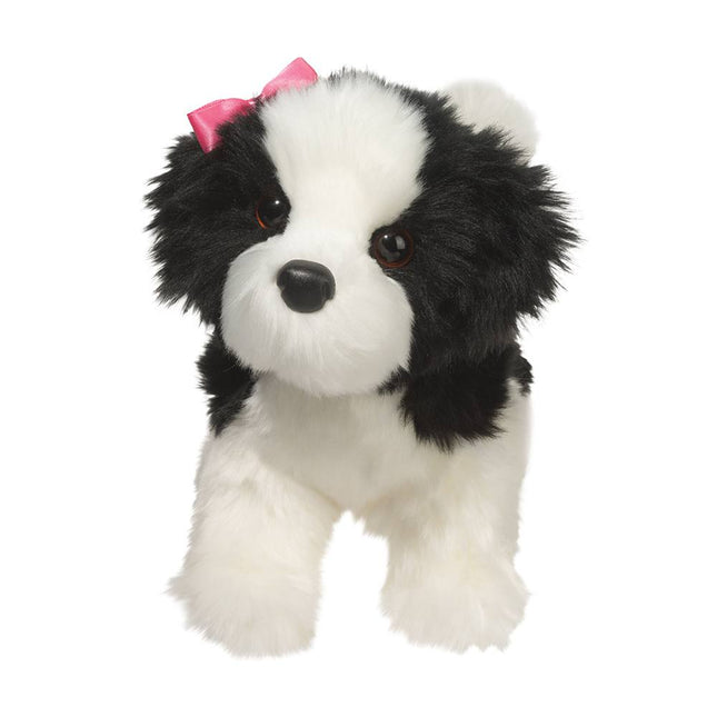 Poofy Shih-Tzu B&W Dog 10"