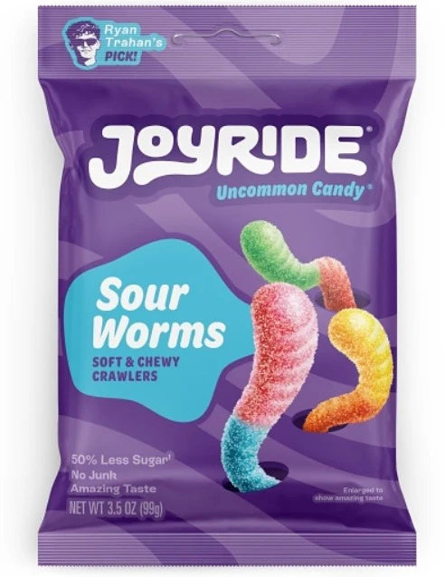 Joyride Sour Gummy Worms 3.5oz,