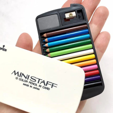 Mini Color Pencils 12pk Case