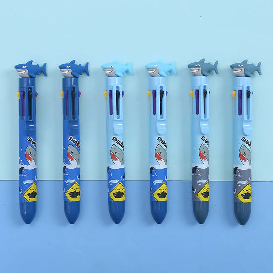 Pen Shark 8 Colors Ball Pen