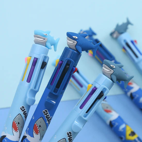 Pen Shark 8 Colors Ball Pen