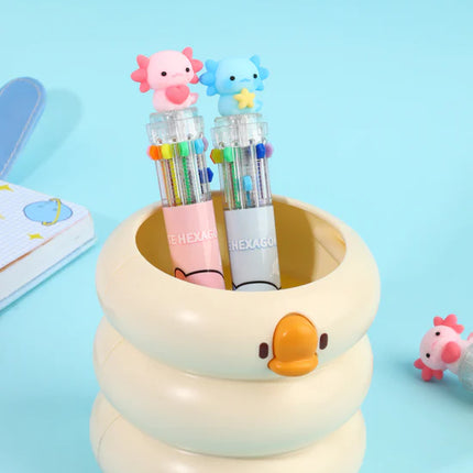 Pen Axolotl 10 Colors Ball Pen