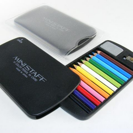 Mini Color Pencils 12pk Case