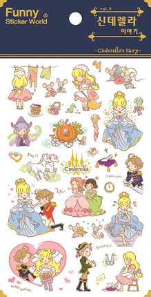 Sticker Cinderella Fairy Tale