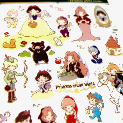 Sticker Snow White Fairy Tale