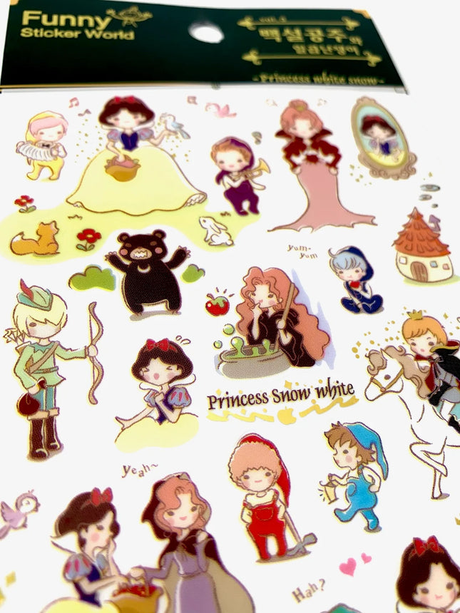 Sticker Snow White Fairy Tale