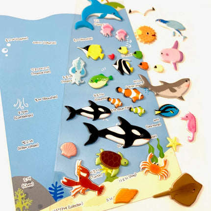Sticker Sea Animal Puffy