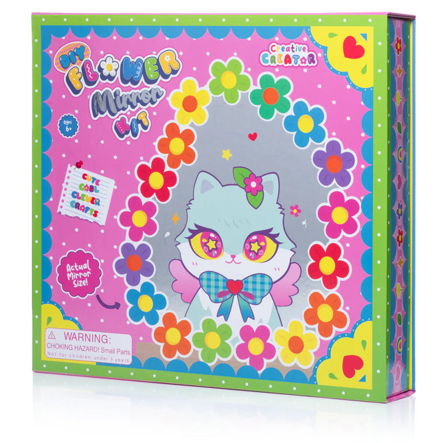 Creative Creator DIY Flower Mirror Kit - Classic Rainbow
