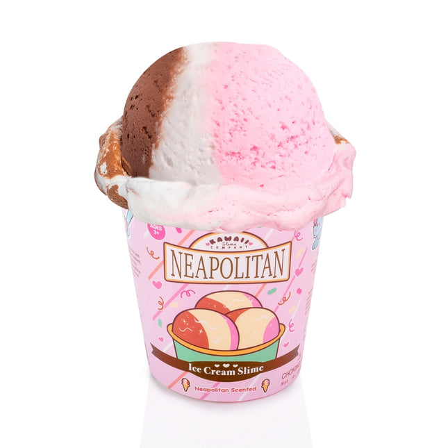 Neopolitan Scented Ice Cream Pint Slime