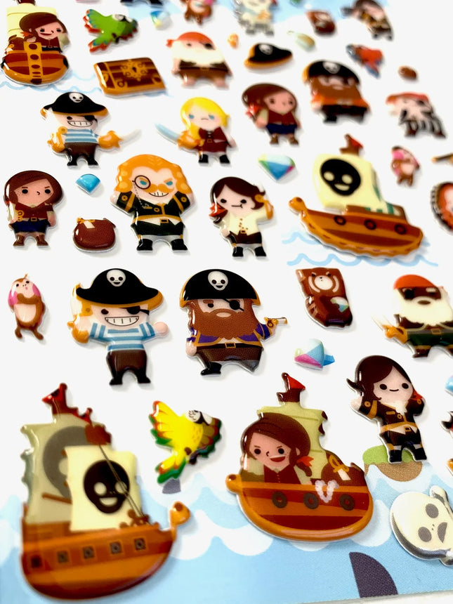 Sticker Treasure Island Pirate