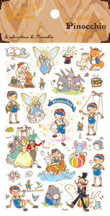 Sticker Pinocchio Fairy Tale