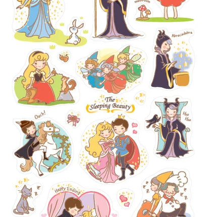 Sticker Sleeping Beauty Fairy Tale