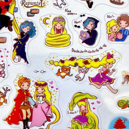 Sticker Rapunzel Fairy Tale