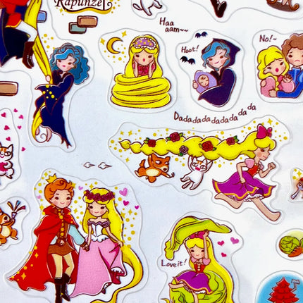 Sticker Rapunzel Fairy Tale