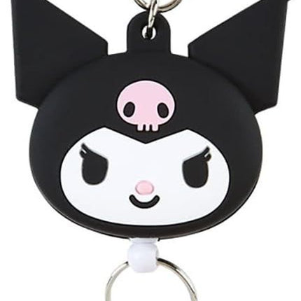 KEY RING W/REEL: FACE KU