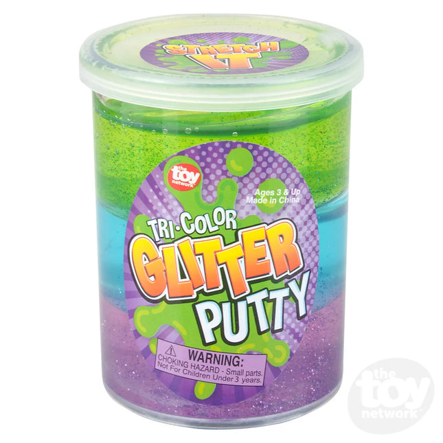 Triple Glitter Putty 3"