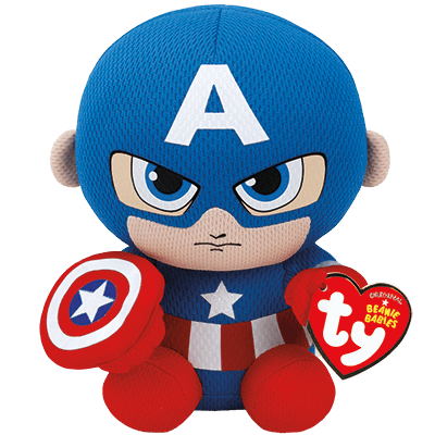 SH Captain America 8" Beanie Baby