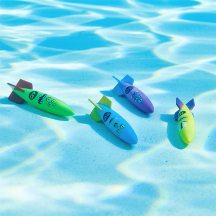 Torpedo Bandits Pool Diving Toys 4pk