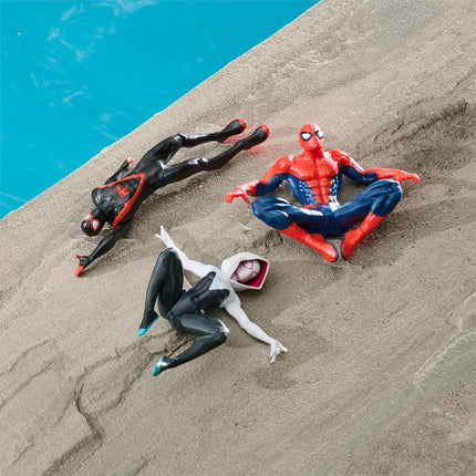 SUPER  Dive Toys 3pk Spiderman Marvel