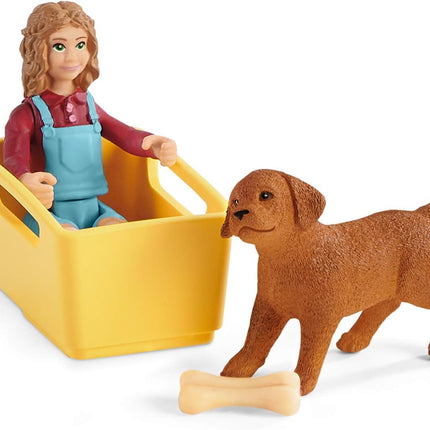 FARM BOX Puppy Wagon Ride Girl