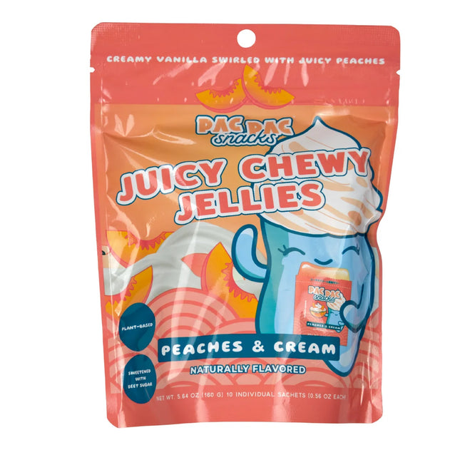 Pac Pac Juicy Chewy Jellies Peach