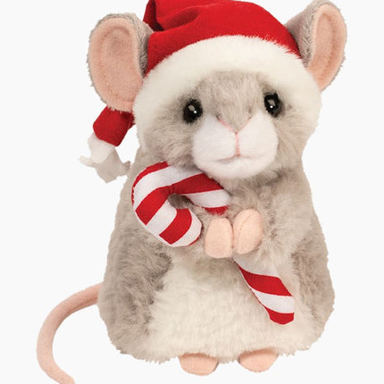 Merrie MOUSE w/red hat & candy cane 5"