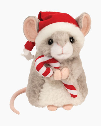 Merrie MOUSE w/red hat & candy cane 5"