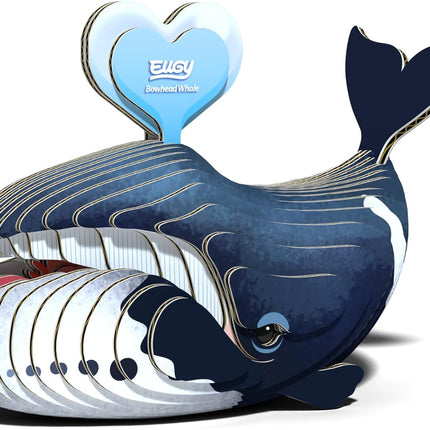 EUGY Bowhead Whale 3D Puzzle