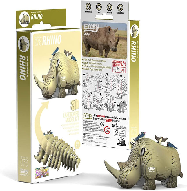 EUGY Rhino 3D Puzzle