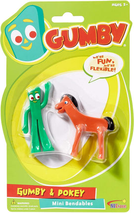 Gumby & Pokey Bendable 2pc set