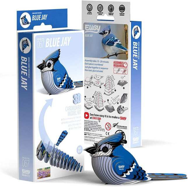 EUGY Blue Jay 3D Puzzle