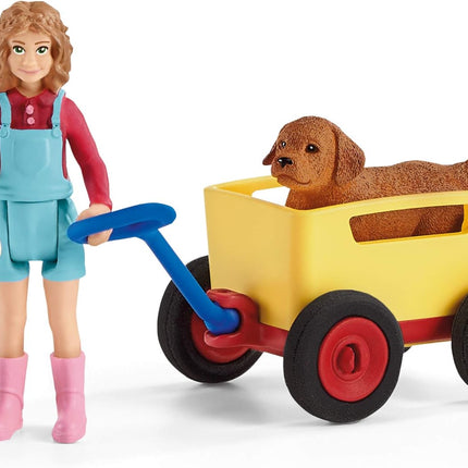 FARM BOX Puppy Wagon Ride Girl