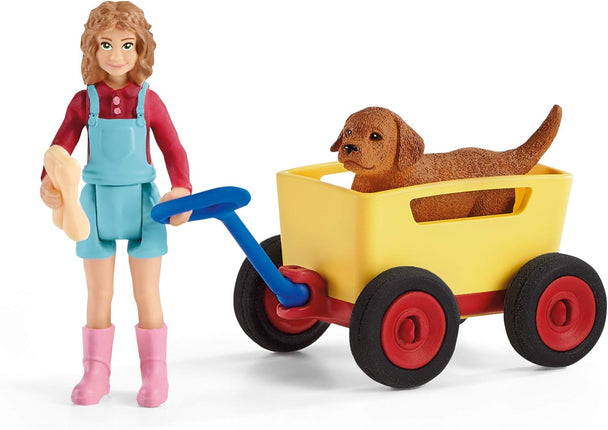 FARM BOX Puppy Wagon Ride Girl