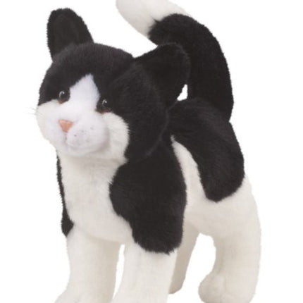 Scooter Black & White Cat 10"