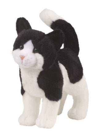 Scooter Black & White Cat 10"